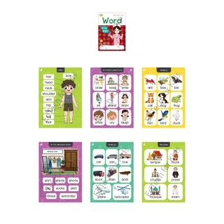 ขายดียอดฮิต!! ฝึกอ่าน ก-ฮ / A-Z / 1-10 ฝึกประสมสระ 32 เสียง คำศัพท์ "อ่านสนุก" ไทย อังกฤษ คณิต สำหรับเด็กอนุบาล 2-6 ปี