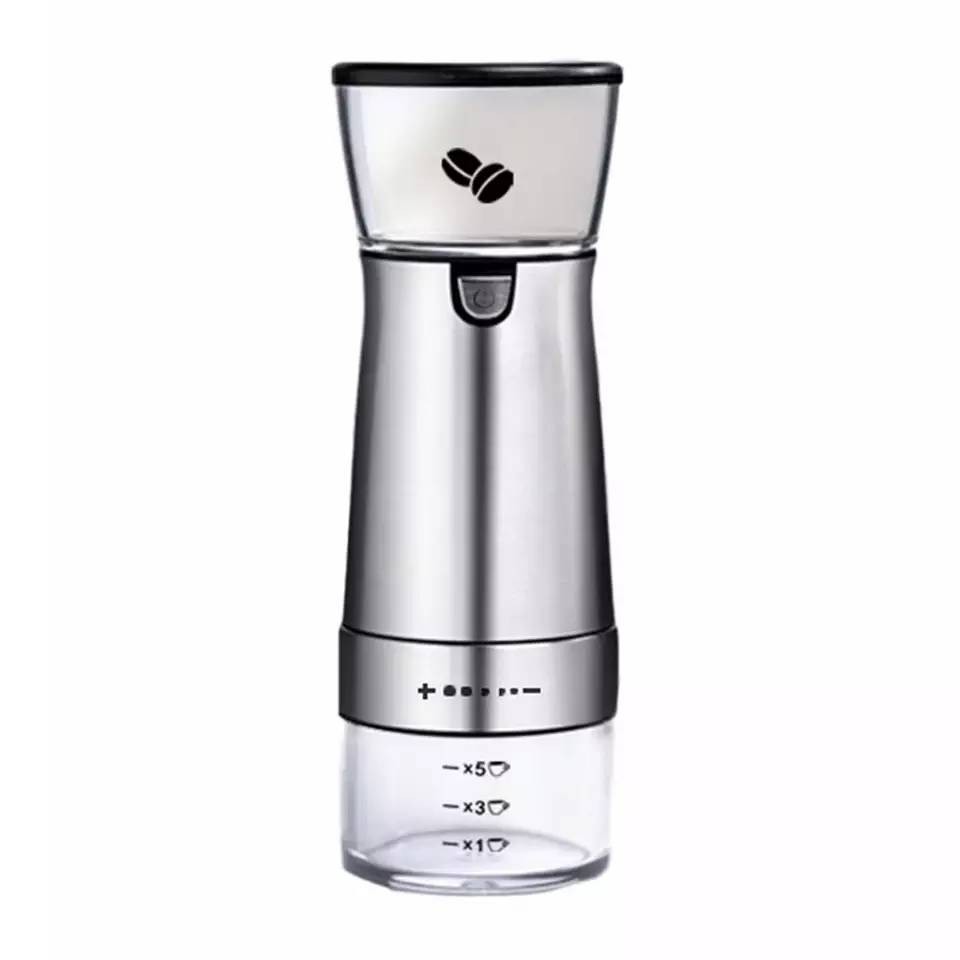 บดกาแฟ​ เครื่องบดกาแฟพกพา Electric Coffee Beans Grinding Machine Coffee Grinder USB Charging L5Nh