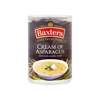 Baxters Luxury Cream of Asparagus Soup 400g แบ็กซ์เตอร์ซุปครีมหน่อไม้ฝรั่ง 400 กรัม