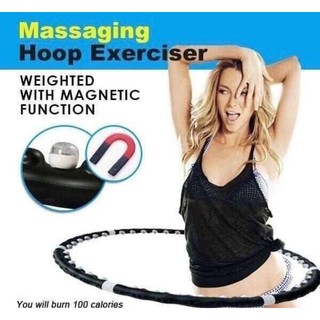 massaging hoop exerciser ฮูล่าฮูป Hula Hoopพลังแม่เหล็กดูดไขมันพิเศษ