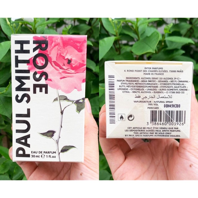 กล่องซีล Paul Smith Rose EDP 30 ml. ของแท้ ไม่แน่ไม่ขาย