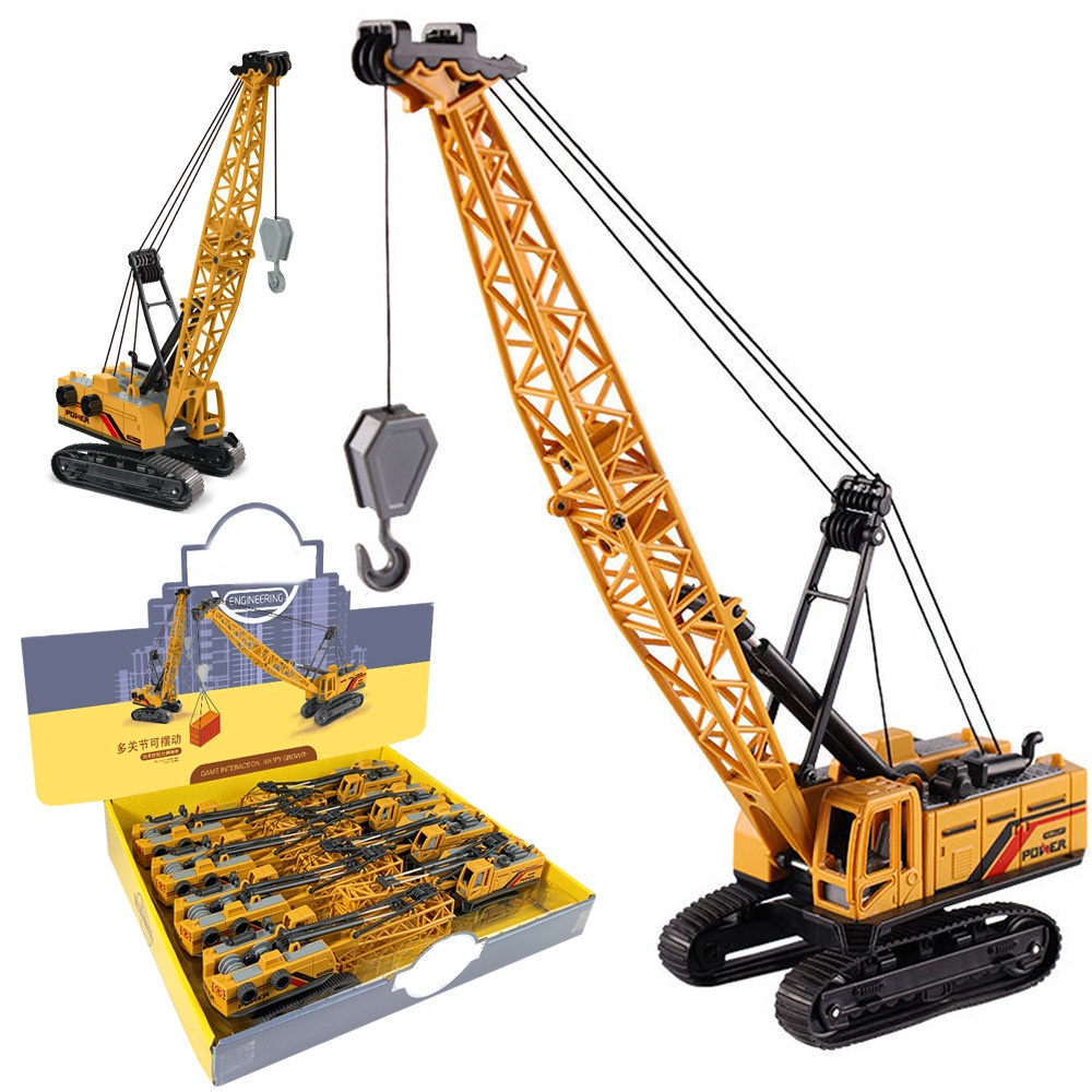 โมเดลรถเครน รถขุด รถตัก รถโฟล์คลิทฟ์ สามารถเล่นได้สมจริง ปรับยกขึ้น-ลงได้ โมเดลรถก่อสร้าง 8808 # 8807PP # 8881 # 863 #