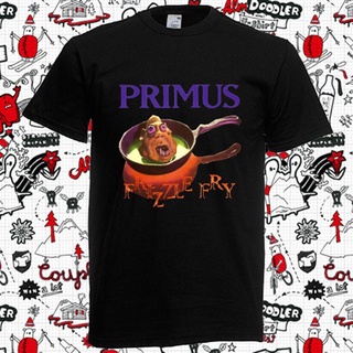 เสื้อยืดผ้าฝ้าย พิมพ์ลาย Primus Frizzle Fry สําหรับผู้ชายS-5XL