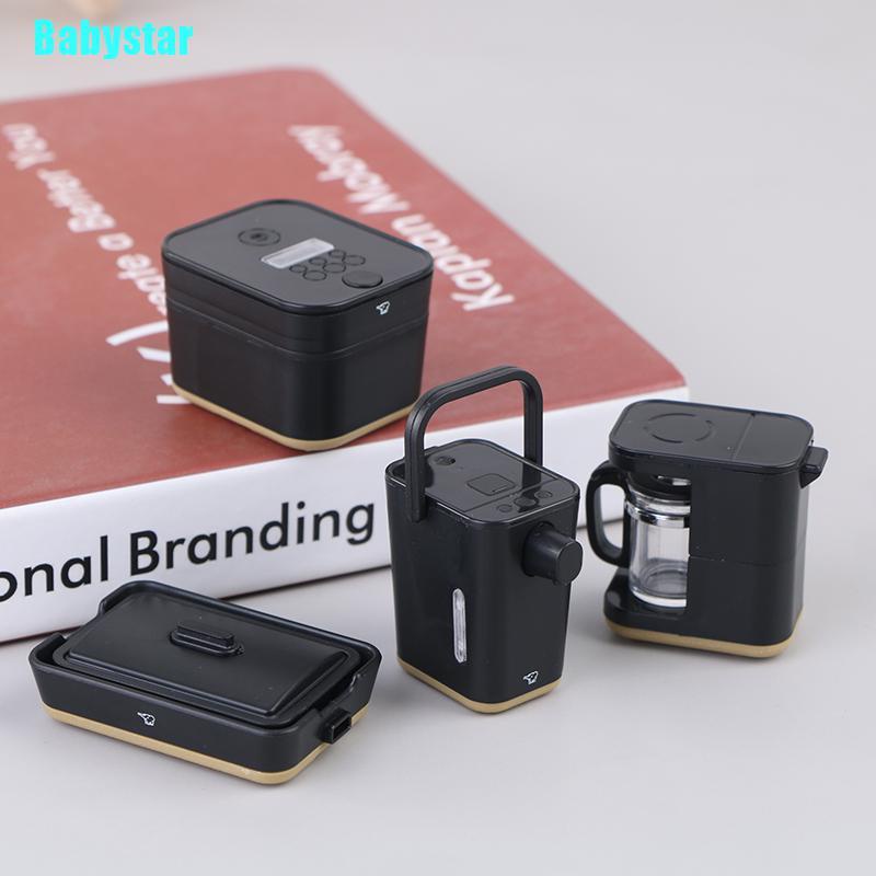 (Babystar) ของเล่นเครื่องครัวไฟฟ้า ขนาดเล็ก สําหรับบ้านตุ๊กตา