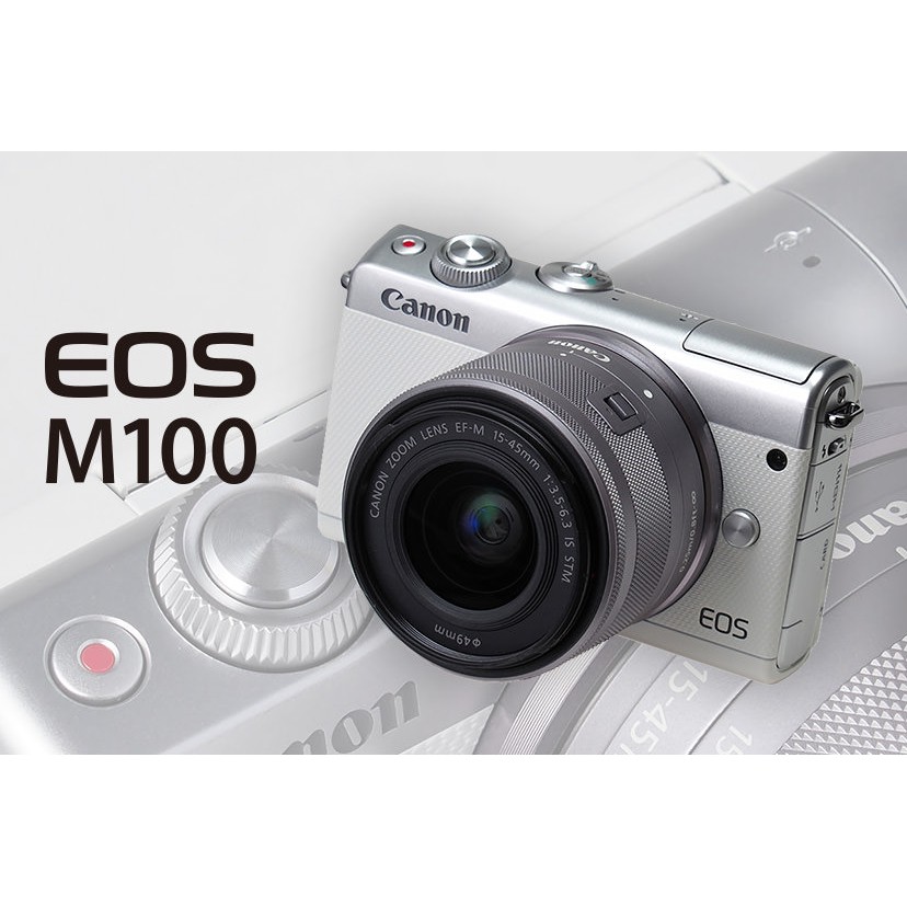 Canon EOS M100 15-45 mm ประกันศูนย์แคนนอนไทย *ของใหม่*
