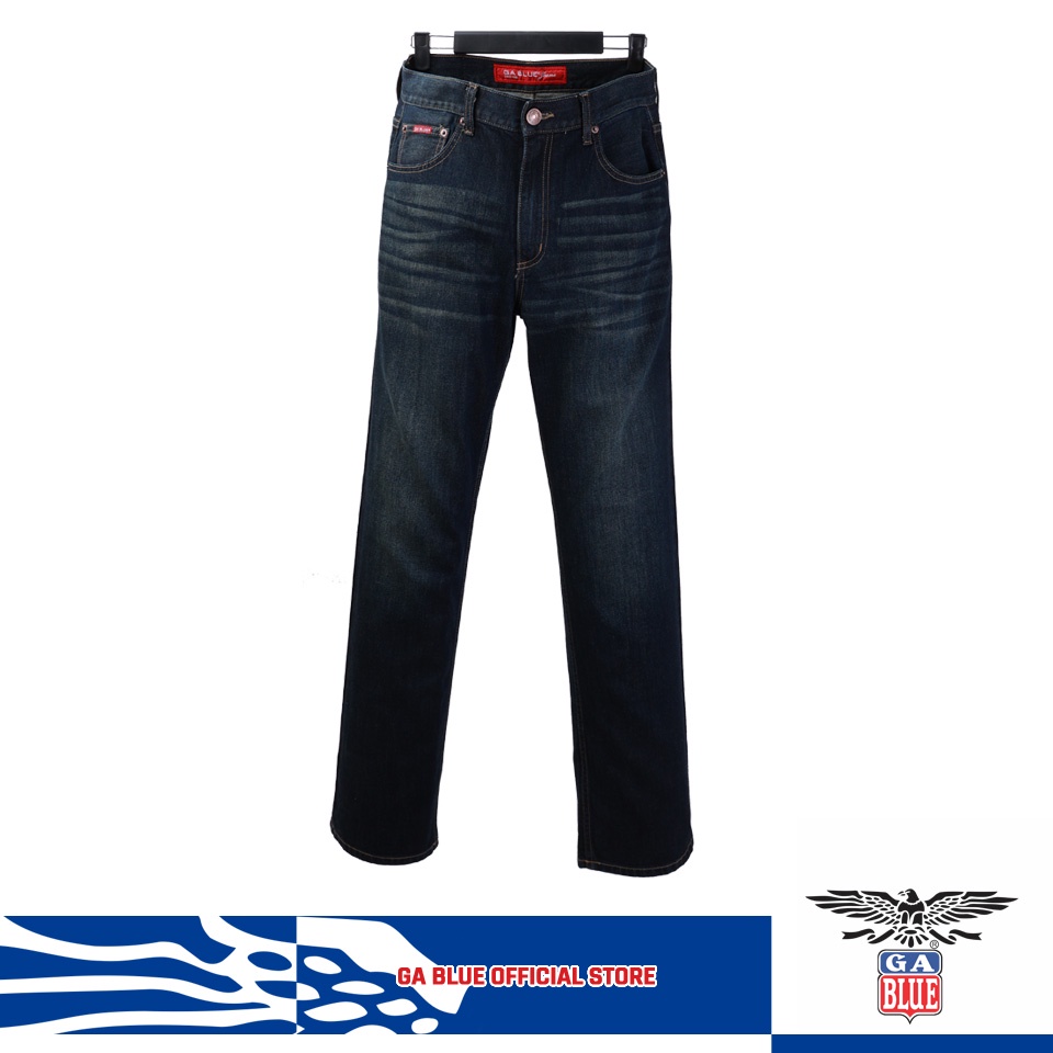 GA Blue 911 Mens Regular Rise Regular Fit Jeans - 1336