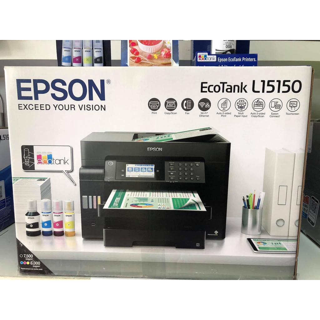 Epson EcoTank L15150 A3 Wi-Fi Duplex All-in-One Ink หมึกแท้ ประกันศูนย์บริการ