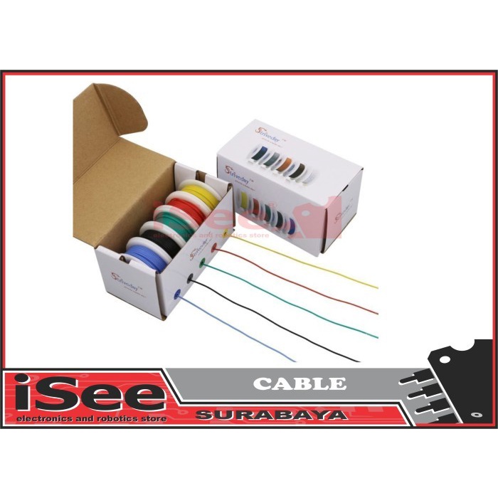 สายเดี่ยว AWG 30 AWG30 สาย hookup 30AWG 1 ม้วน 50M สาย