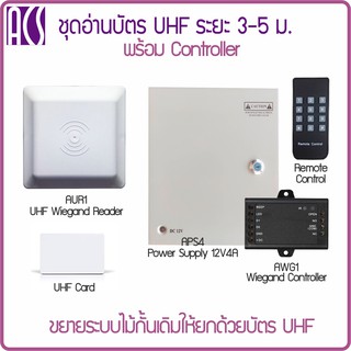 ACS AUR1 ชุดหัวอ่านบัตร UHF อ่านบัตรได้ไกลถึง 5 ม. ใช้ได้กับไม้กั้นทุกยี่ห้อ HIP ZKTeco Car Park