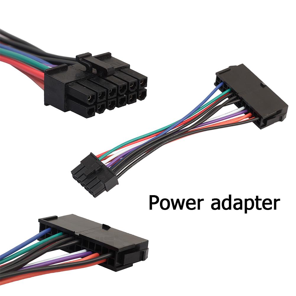 PSU ATX 24 พินหญิง 12 พินชายพาวเวอร์ซัพพลาย Sleeved 18AWG สายไฟสําหรับ Acer Q87H3-AM