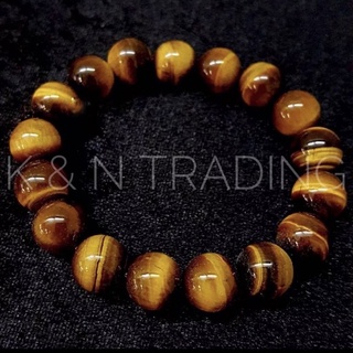 กำไลหิน “โกลไทเกอร์ อาย Gold Tigers Eye” หินนำโชค / หินมงคล ของแท้จากทิเบต