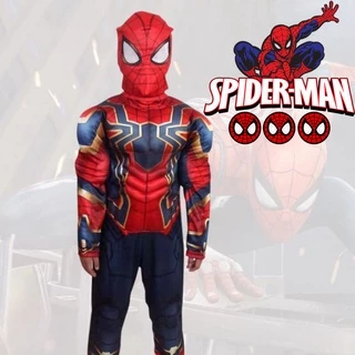 ชุด(กล้ามโต) ฮีโร่เด็ก งานเต็มตัว พร้อมหน้ากาก The hulk Spiderman (รวมซุปเปอร์ฮีโร่)