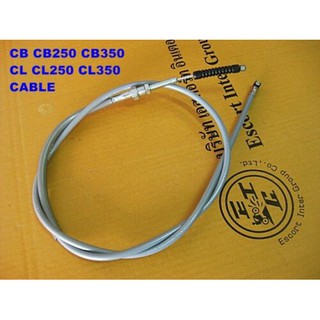 HONDA CB CB250 CB350 CL CL250 CL350 "FRONT" BRAKE CABLE "GRADE A" // สายเบรกหน้า สีเทา ของใหม่ คุณภาพดีมาก