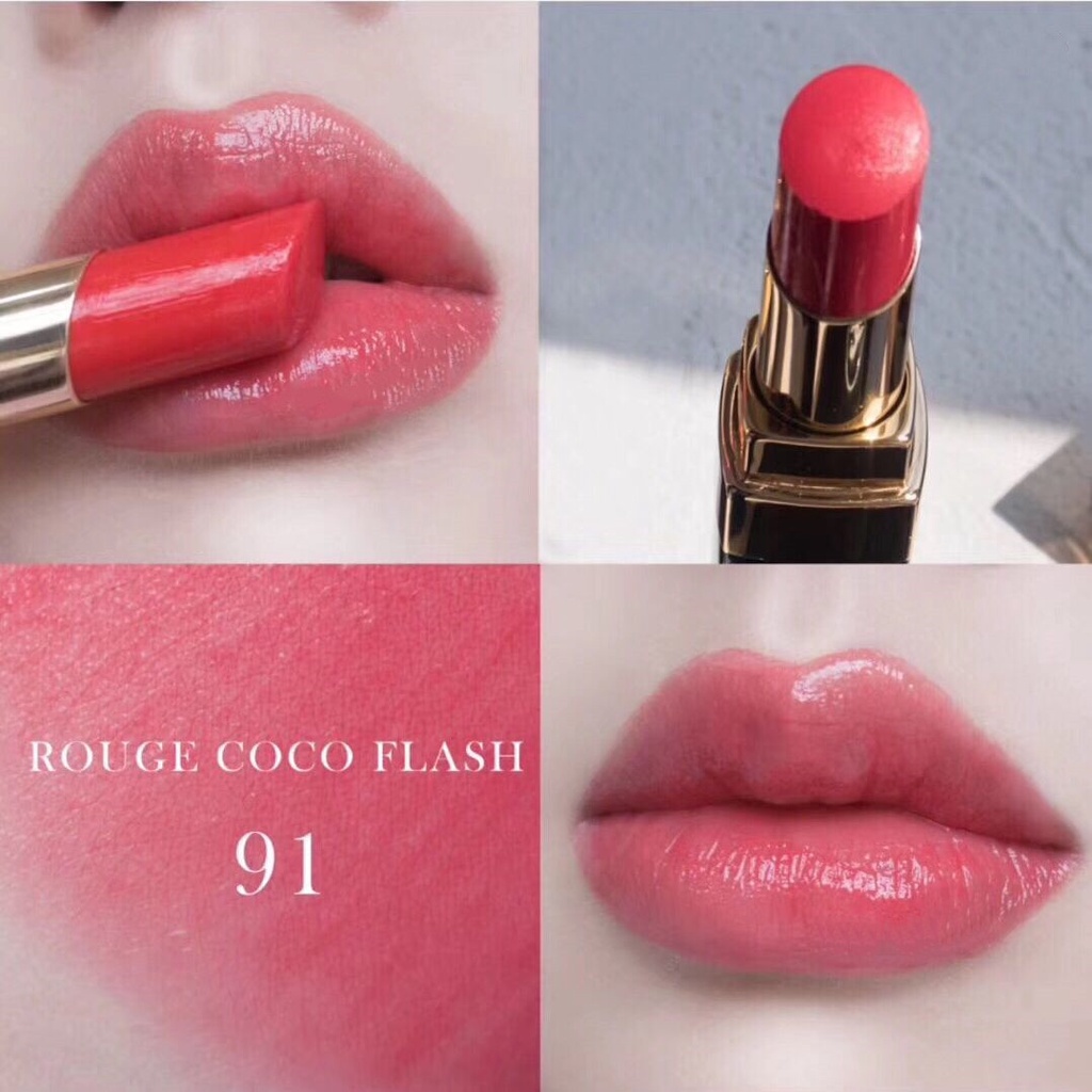 เครื่องสำอางของแท้ 100% Chanel Rouge COCO Flash Lipstick #60 #91 #92 |  Shopee Thailand