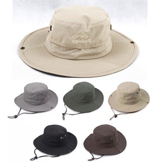 แหล่งขายและราคา(XG) หมวกเดินป่า กันแดด ทรงบัคเก็ต มีสายคล้องคออาจถูกใจคุณ