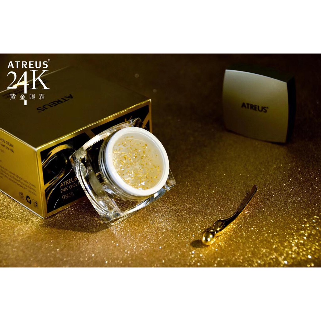 ATREUS 24K Gold Eye Cream ครีมบำรุงรอบดวงตา ทองคำบริสุทธิ์ 99.9% ขนาด 30 G.