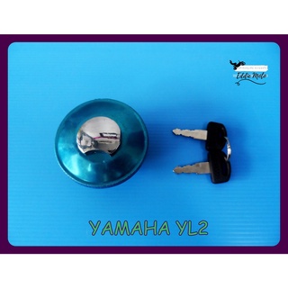 YAMAHA YL2 FUEL TANK CAP CHROME with KEY SET  // ฝาถังน้ำมัน YAMAHA YL2 ชุบโครเมี่ยม พร้อม กุญแจ สินค้าคุณภาพดี