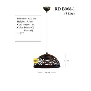 โคมไฟห้อยเพดาน RD B0068-1