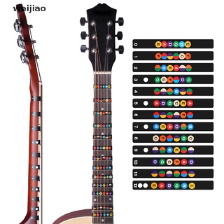 wei Guitar fretboard note decal fingerboard musical scale map sticker for practice ie