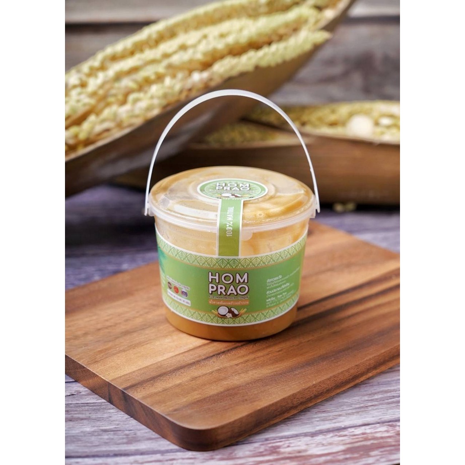 น้ำตาลมะพร้าวแท้100% หอมพร้าว สูตร1: 500กรัม [Hom Prao : Thai Coconut Blossom Sugar100% 500gram]