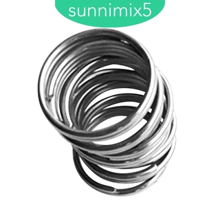 10 Pieces Scuba Diving Stainless Steel Split Ring for Gear Attachment