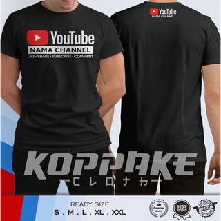 เสื้อยืด พิมพ์ลาย Youtube Request Channel Name Distro