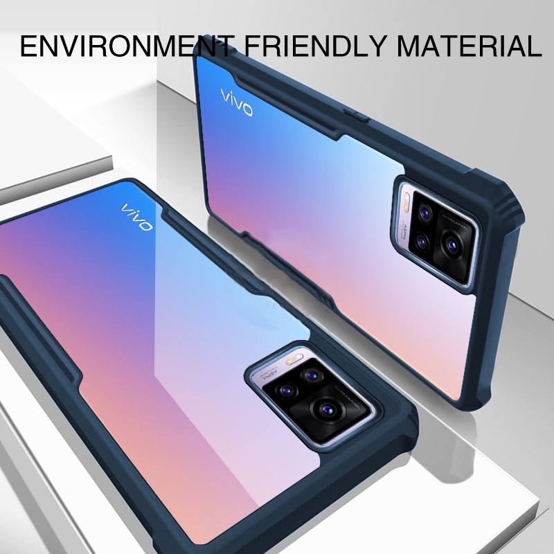 [จุด] เคสนิ่มที่เรียบง่ายและโปร่งใสVIVO V20 Pro S7 V20SE Y70 2020 V21 4G 5G V21E 4G Y73 Y51 Y31 Y51A