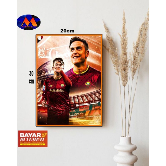 ตกแต่งผนัง paulo dybala/ตกแต่งผนังเป็นโรม่า/ตกแต่งผนัง