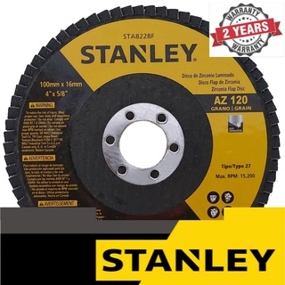 STANLEY กระดาษทรายซ้อน ขนาด 100 x 16มม 120G T27 รุ่น STA8228FP20