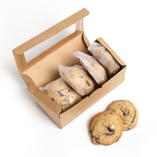 ซอฟท์คุกกี้ ช็อคโกแลตชิพ คุ้กกี้นิ่ม กรอบนอกนุ่มใน Soft Chocolate Chip Cookies คุ้กกี้ Fit Bakery