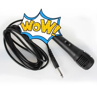 ไมค์พร้อมสาย ไมโครโฟน ร้องเพลง/ร้อง คาราโอเกะ Professional Dynamic Micropho มีน้ำหักเบาใช้งานง่าย
