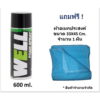 LUBE71 WELL SPRAY สเปรย์ทำความสะอาด หมวกกันน๊อค ,เสื้อ ,รองเท้า ,เบาะหนัง (ฟรี ! ผ้าอเนกประสงค์ ขนาด 33X45 จำนวน 1 ผืน)