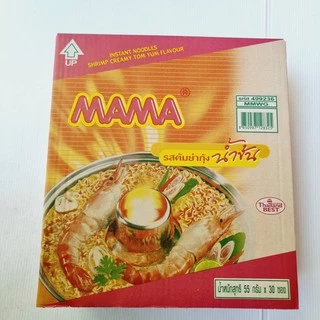 มาม่าแบบซอง 30 ซอง มาม่า บะหมี่กึ่งสำเร็จรูป ต้มยำกุ้ง หมูสับ น้ำข้น (30ซอง)(1กล่อง)
