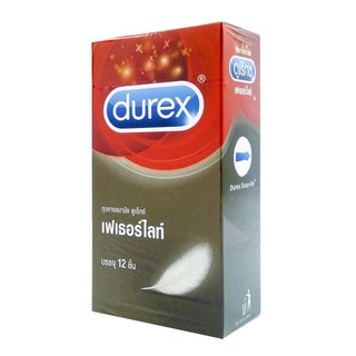 [กล่องใหญ่] Durex Fetherlite 52.5mm กล่อง 12 ชิ้น