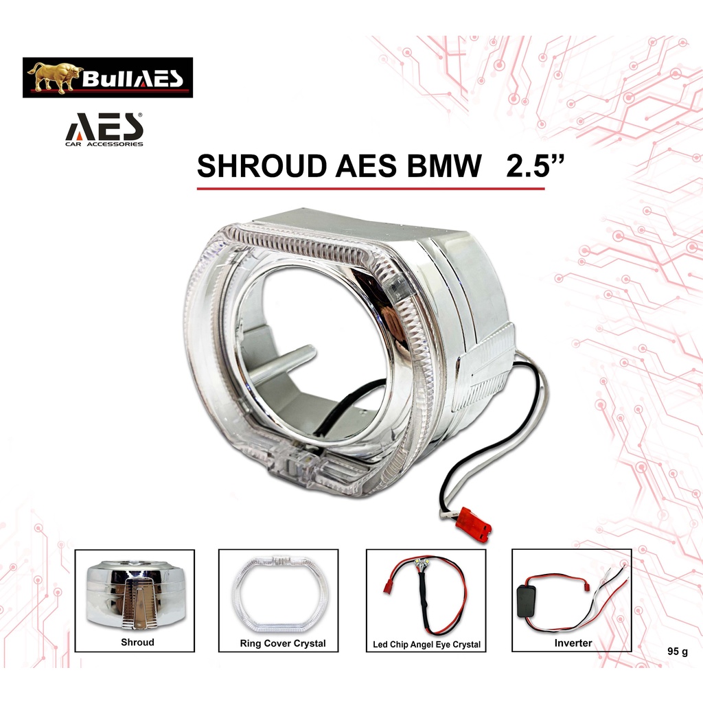 Shroud BMW 2.5 Inch I SHROUD BMW MERK AES