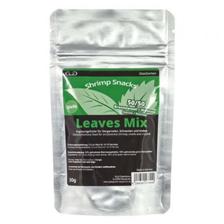 GlasGarten Shrimp Snacks Leaves Mix 30g อาหารกุ้งเกรดพรีเมี่ยม สำหรับกุ้งทุกชนิด กุ้งแคระ กุ้งเรดบี กุ้งสุราเวสี