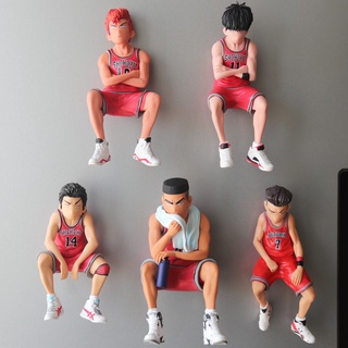 แม่เหล็กตู้เย็น Slam Dunk Magnet 3d ตัวละครบาสเก็ตบอลแม่เหล็กเหนียว Shohoku Sakuragi Hanamichi