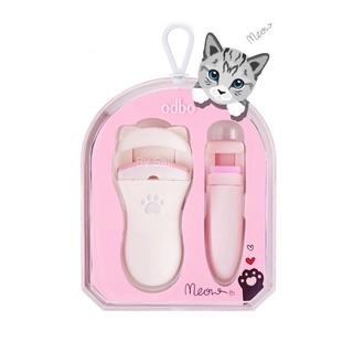 โอดีบีโอ ที่ดัดขนตา จับถนัดมือ 2ขนาด OD8001 odbo Meow Eyelash Curler Set