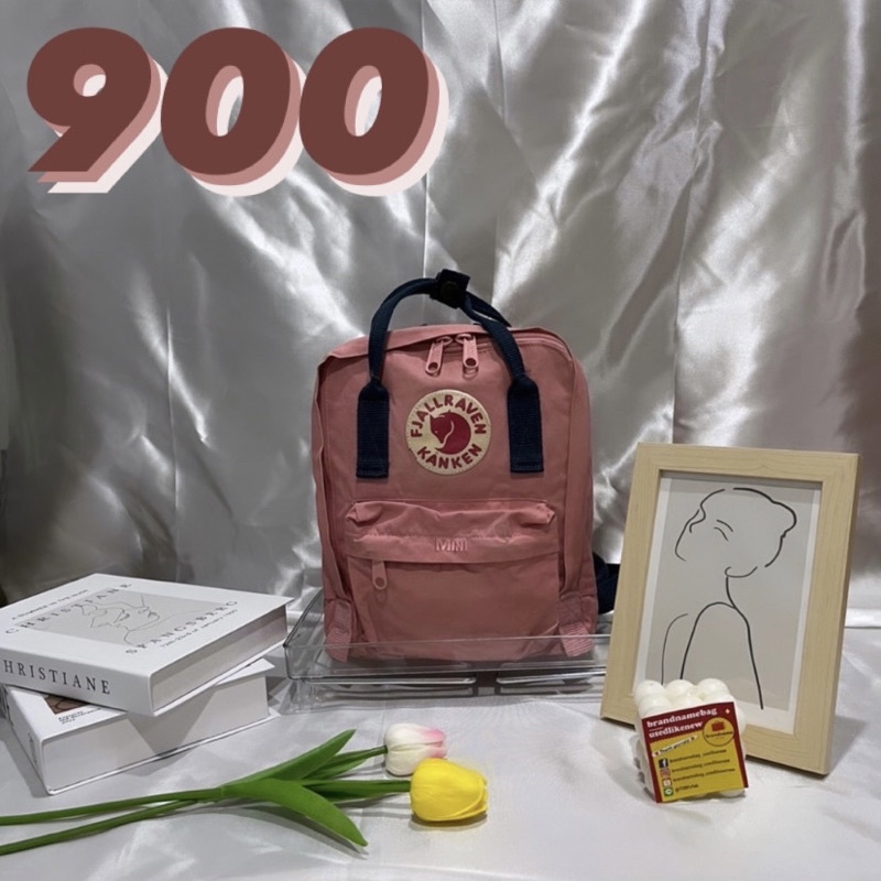 ❌ขายแล้ว❌กระเป๋า Kanken mini มือสองของแท้💯 สีชมพูสุดฮิต💗📌ส่งต่อ ราคา 900บาท