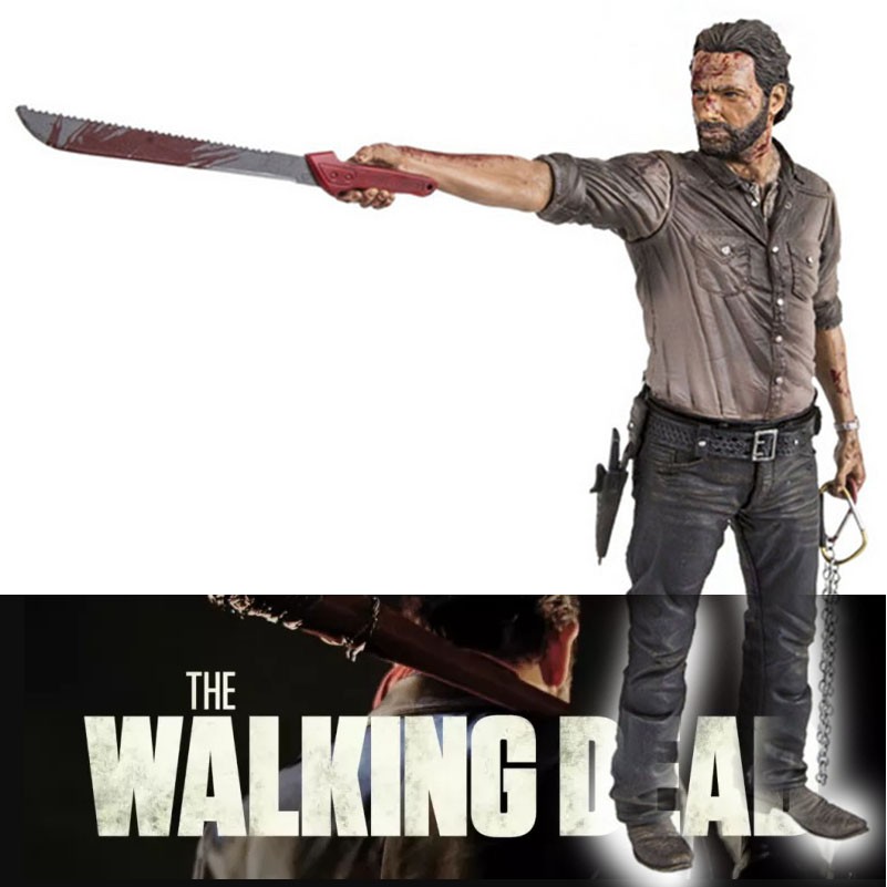 Figure ฟิกเกอร์ Model โมเดล จากเรื่อง The Walking Dead เดอะวอล์กกิงเดด Rick Grimes ริค ไกรมส์ Hobby Manga