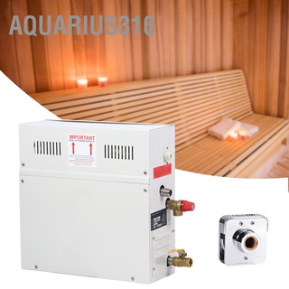 Aquarius316 เครื่องกําเนิดไอน้ําซาวน่า 6Kw พร้อมตัวควบคุม 220-380V อุปกรณ์เสริม สําหรับห้องอาบน้ํา