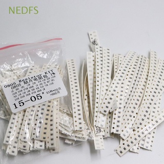 NEDFS 1ohm-1M 0603 0805 1206 SMD Resistor Kit 1R to 1M Assorted Kit Chip Resistors Combination Set 0603 0805 1206 Sample Kit Sample Bag 660PCS 33valuesX 20pcs=660pcs Electrical Assortment Capacitor Assorted Kit