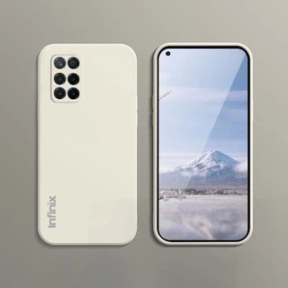 [คลังสินค้าพร้อม] [คลังสินค้าพร้อม] Candy TPU Murah Casing infinix Note 10 Pro/infinix Note 8/infinix Note 10 Case Square Soft Silicagel Cover