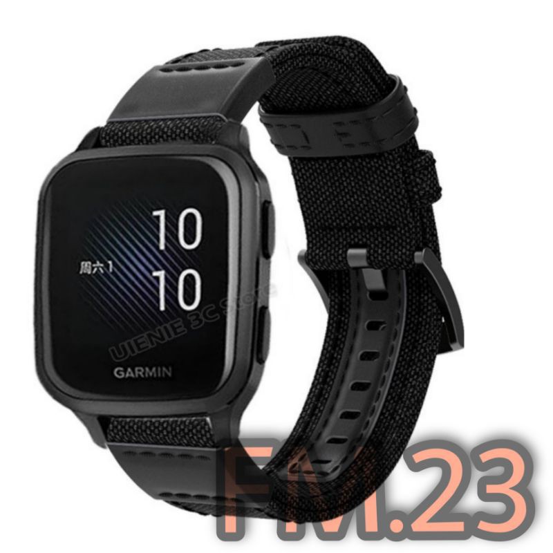 NYLON LEATHER WATCH BAND GARMIN VENU SQ SQ MUSIC BOX ACC WATCH