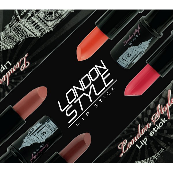 ลิปสติก ลอนดอน สไตล์ เซย์นาว ลิปเนื้อแมท ติดทน ไม่แห้งแตกเป็นขุย SAYNOW London Style Lipstick