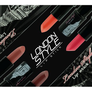 ลิปสติก ลอนดอน สไตล์ เซย์นาว  ลิปเนื้อแมท ติดทน ไม่แห้งแตกเป็นขุย SAYNOW London Style Lipstick