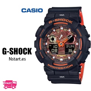 【 สไตล์คลาสสิค 】นาฬิกาข้อมือควอตซ์ Casio G Shock G-Shock Ga100 ga-100a-9a แฟชั่น น้ําหนักเบา สําหรับผู้ชาย