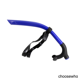 [CHOO] Swimming Front Snorkel Swimming Training Breathing Tube Lightweight Silicone Front Snorkeling Gear Snorkel Set