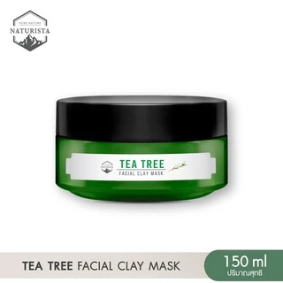 Naturista มาส์กโคลนทีทรีลดสิวกระชับรูขุมขนผิวเนียนนุ่มขึ้นทันทีหลังใช้Tea Tree Facial Clay Mask150ml