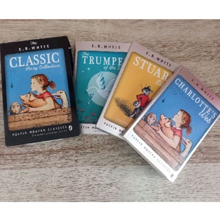 E. B. White Box Set 3 book : Charlottes Web, Stuart Little, The Trumpet of the Swan